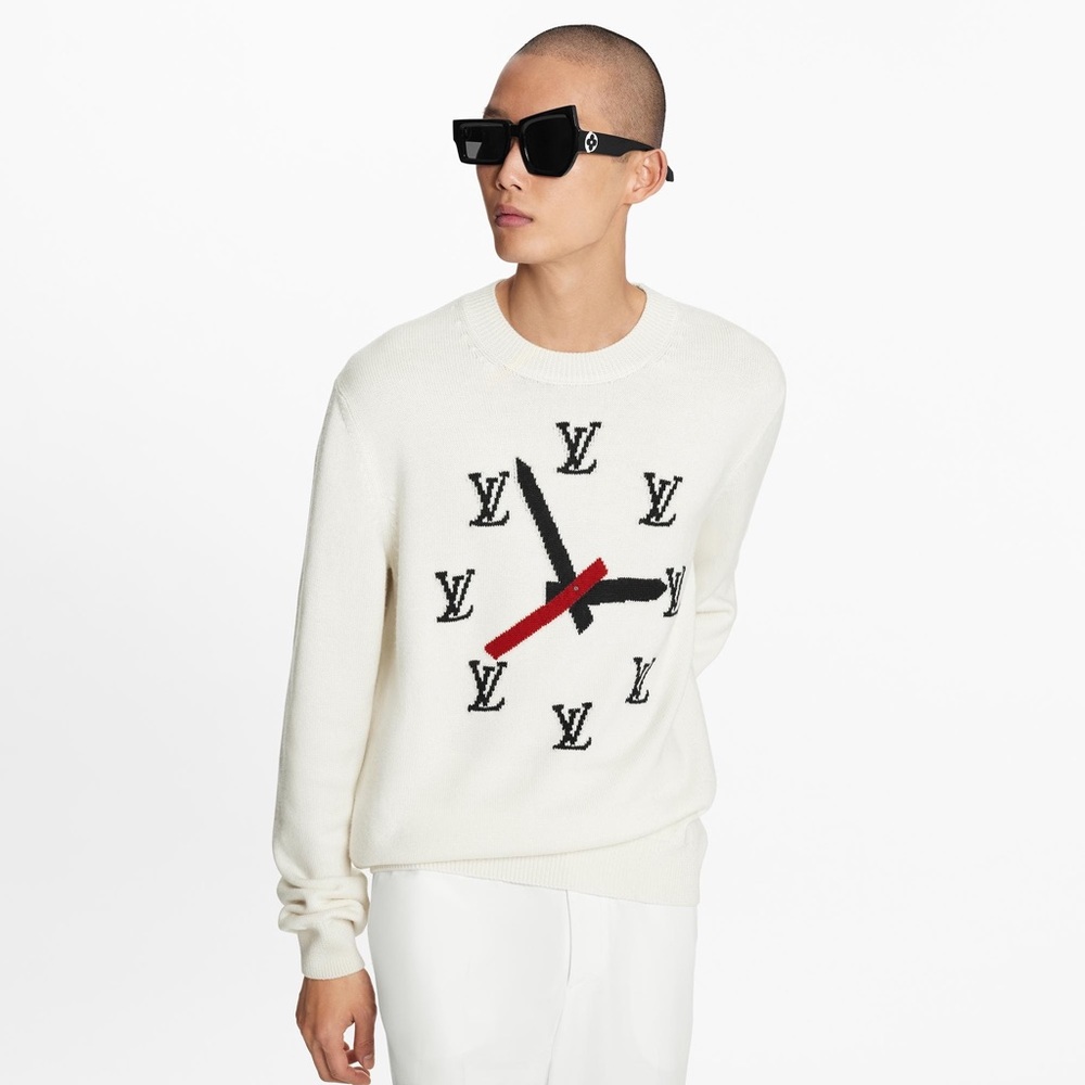 Faux LV sweater Men L